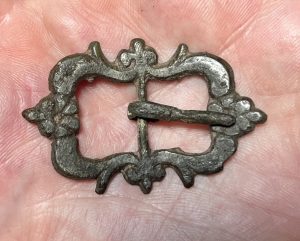A Stunning Little 17th Century Buckle Found Metal Detecting