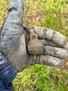 A Quick Few Hours Detecting Reveals a Crotal Bell and Some Tudor Cutlery