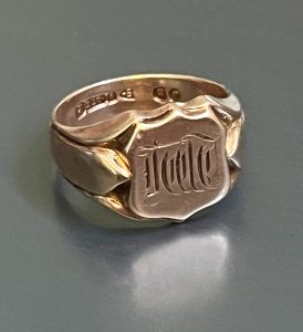Finding a Gold Signet Ring and My Attempts to Identity the Owner
