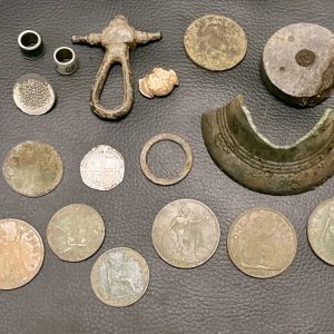 Not a Bad Days Detecting Finding a Hammered Silver Coin and a Medieval Purse Bar